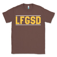 Chestnut Exclusive Brown LFGSD Official Fun Design T Shirt Classic Tee - ArtMosaic
