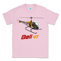 Bubblegum Pink bell 47 helicopter Classic Tee - ArtMosaic