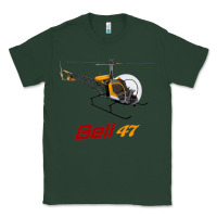 Sports Green bell 47 helicopter Classic Tee - ArtMosaic
