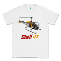 White bell 47 helicopter Classic Tee - ArtMosaic