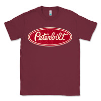 Burgundy peterbilt truck racing vintage Classic Tee - ArtMosaic