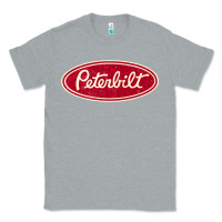 Heather Grey peterbilt truck racing vintage Classic Tee - ArtMosaic