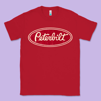 Peterbilt Truck Racing Vintage Classic Tee Designed By Artmosaic