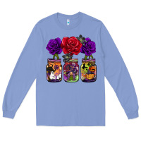 Colony Blue halloween jars rose Long Sleeve Tee - BarkalooDesign