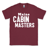Burgundy maine cabin masters Classic Tee - ArtMosaic