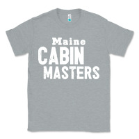 Heather Grey maine cabin masters Classic Tee - ArtMosaic