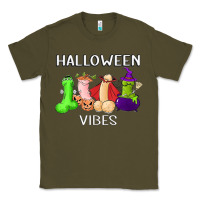 Army Green halloween vibes dick tie dye hippie retro lazy costume Classic Tee - ArtMosaic