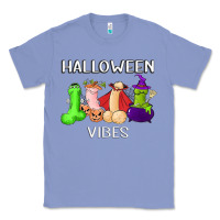 Colony Blue halloween vibes dick tie dye hippie retro lazy costume Classic Tee - ArtMosaic
