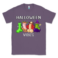 Lavender halloween vibes dick tie dye hippie retro lazy costume Classic Tee - ArtMosaic