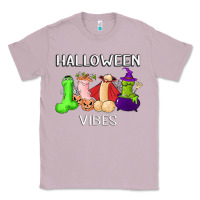 Lilac halloween vibes dick tie dye hippie retro lazy costume Classic Tee - ArtMosaic