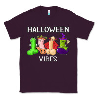 Plum halloween vibes dick tie dye hippie retro lazy costume Classic Tee - ArtMosaic