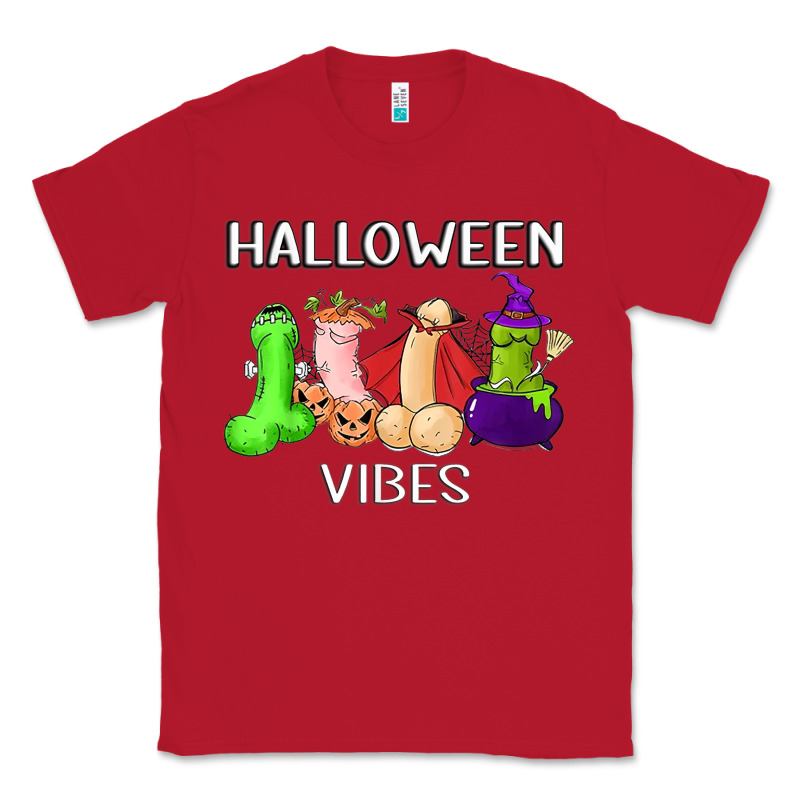 Halloween Vibes Dick Tie Dye Hippie Retro Lazy Costume Classic Tee by ArtMosaic | Teevron