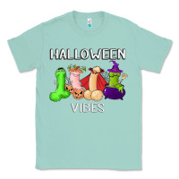 Seafoam halloween vibes dick tie dye hippie retro lazy costume Classic Tee - ArtMosaic