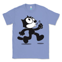 Colony Blue felix the cat whistling Classic Tee - ArtMosaic