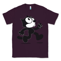 Plum felix the cat whistling Classic Tee - ArtMosaic