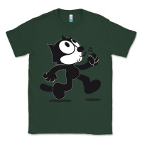 Sports Green felix the cat whistling Classic Tee - ArtMosaic