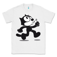 White felix the cat whistling Classic Tee - ArtMosaic