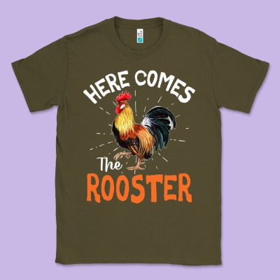 Here Comes The Rooster Shirt Chicken Lady Outfit 243 Classic Tee Designed By Artmosaic
