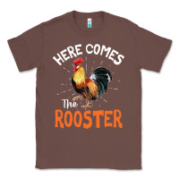 Chestnut Here Comes The Rooster Shirt Chicken Lady Outfit 243 Classic Tee - ArtMosaic