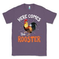 Lavender Here Comes The Rooster Shirt Chicken Lady Outfit 243 Classic Tee - ArtMosaic