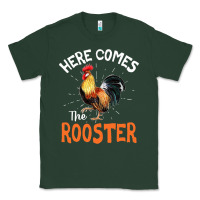Sports Green Here Comes The Rooster Shirt Chicken Lady Outfit 243 Classic Tee - ArtMosaic