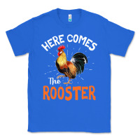 True Royal Here Comes The Rooster Shirt Chicken Lady Outfit 243 Classic Tee - ArtMosaic