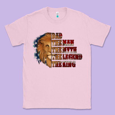 Dad The Man The Myth The Legend The King Classic Tee Designed By Jasminsmagicworld