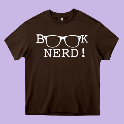 B K Nerd! Heavy Core Tee Designed By Bettercallsaul