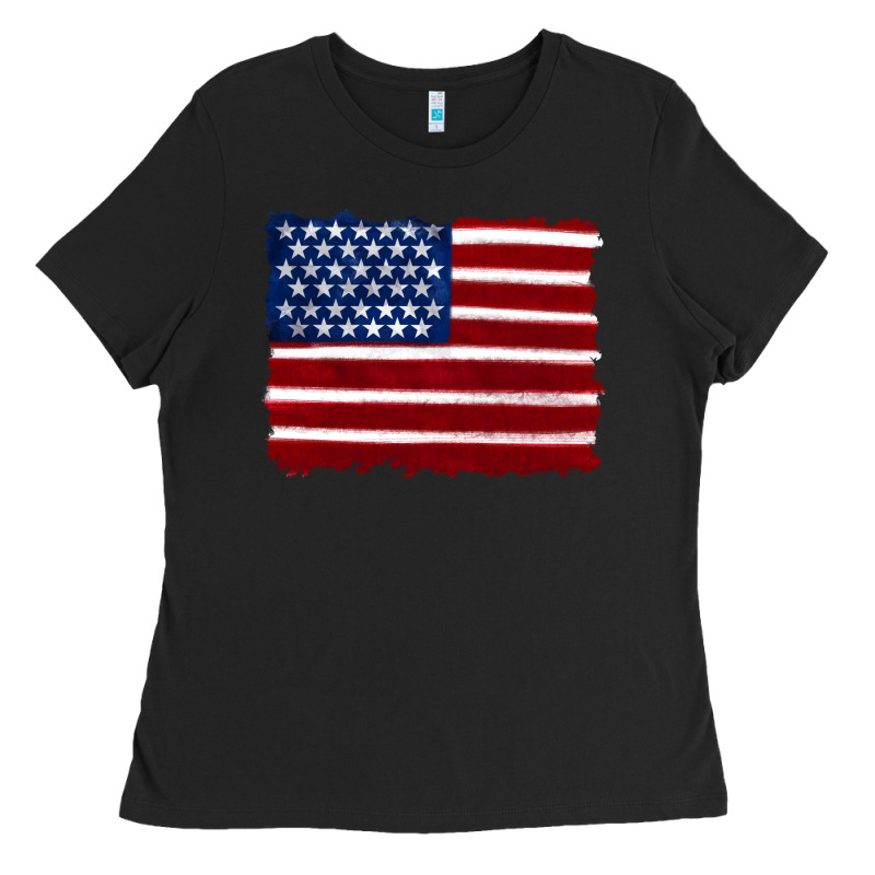 American Flag Ladies Tee by Artiststas | Teevron