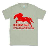 Matcha Red Pony Cafe, Funny cute horse lover Classic Tee - ArtMosaic