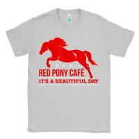 Moon Dust Red Pony Cafe, Funny cute horse lover Classic Tee - ArtMosaic