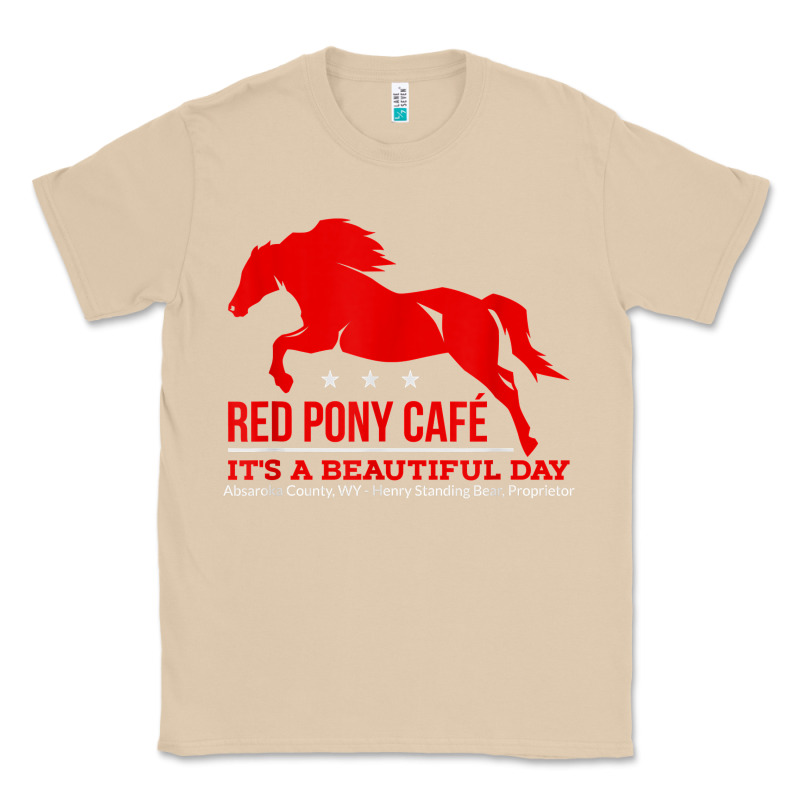 Red Pony Cafe, Funny Cute Horse Lover Classic Tee by ArtMosaic | Teevron
