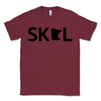 Burgundy skol minnesota hoodie  let's go mn hooded sweatshirt Classic Tee - ArtMosaic