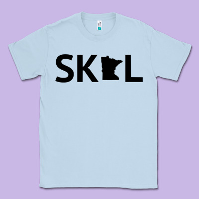Skol Minnesota Hoodie  Let's Go Mn Hooded Sweatshirt Classic Tee Designed By Artmosaic