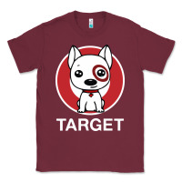 Burgundy target team member Classic Tee - ArtMosaic