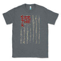 Charcoal Heather Seether Bone Flag Classic Tee - ArtMosaic