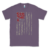 Lavender Seether Bone Flag Classic Tee - ArtMosaic