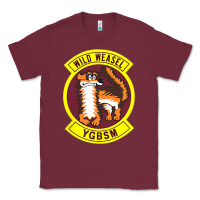 Burgundy Air Force Wild Weasel YGBSM Classic Tee - ArtMosaic