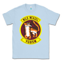 Dusty Blue Air Force Wild Weasel YGBSM Classic Tee - ArtMosaic