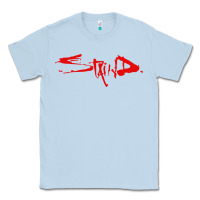 Dusty Blue staind Classic Tee - ArtMosaic