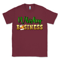 Burgundy whiskey business Classic Tee - FaDigitalArtStudio