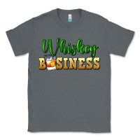 Charcoal Heather whiskey business Classic Tee - FaDigitalArtStudio