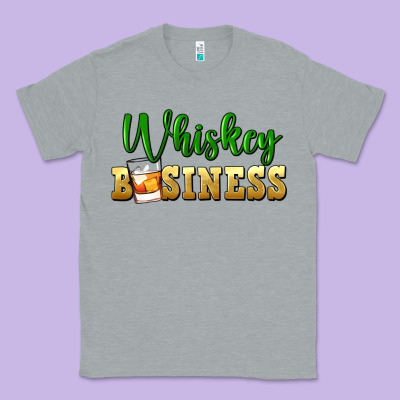 Whiskey Business Classic Tee Designed By Fadigitalartstudio