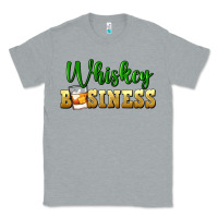 Heather Grey whiskey business Classic Tee - FaDigitalArtStudio