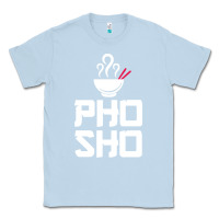 Dusty Blue pho sho foodie asian food humor chopsticks funny Classic Tee - ArtMosaic
