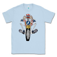 Dusty Blue grateful motor ber Classic Tee - ArtMosaic