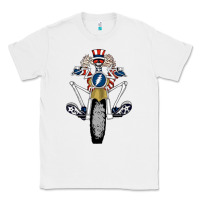 White grateful motor ber Classic Tee - ArtMosaic
