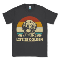 Smoke Golden Retriever Dog Life is golden retro vintage Classic Tee - ArtMosaic