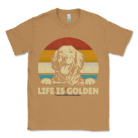 Toasted Coconut Golden Retriever Dog Life is golden retro vintage Classic Tee - ArtMosaic