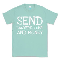 Seafoam Warren Zevon Send Lawyers Guns and Money Music Shirt Classic Tee - ArtMosaic